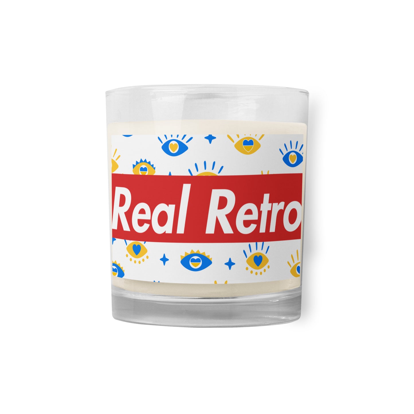 Real Retro Glass jar soy wax candle