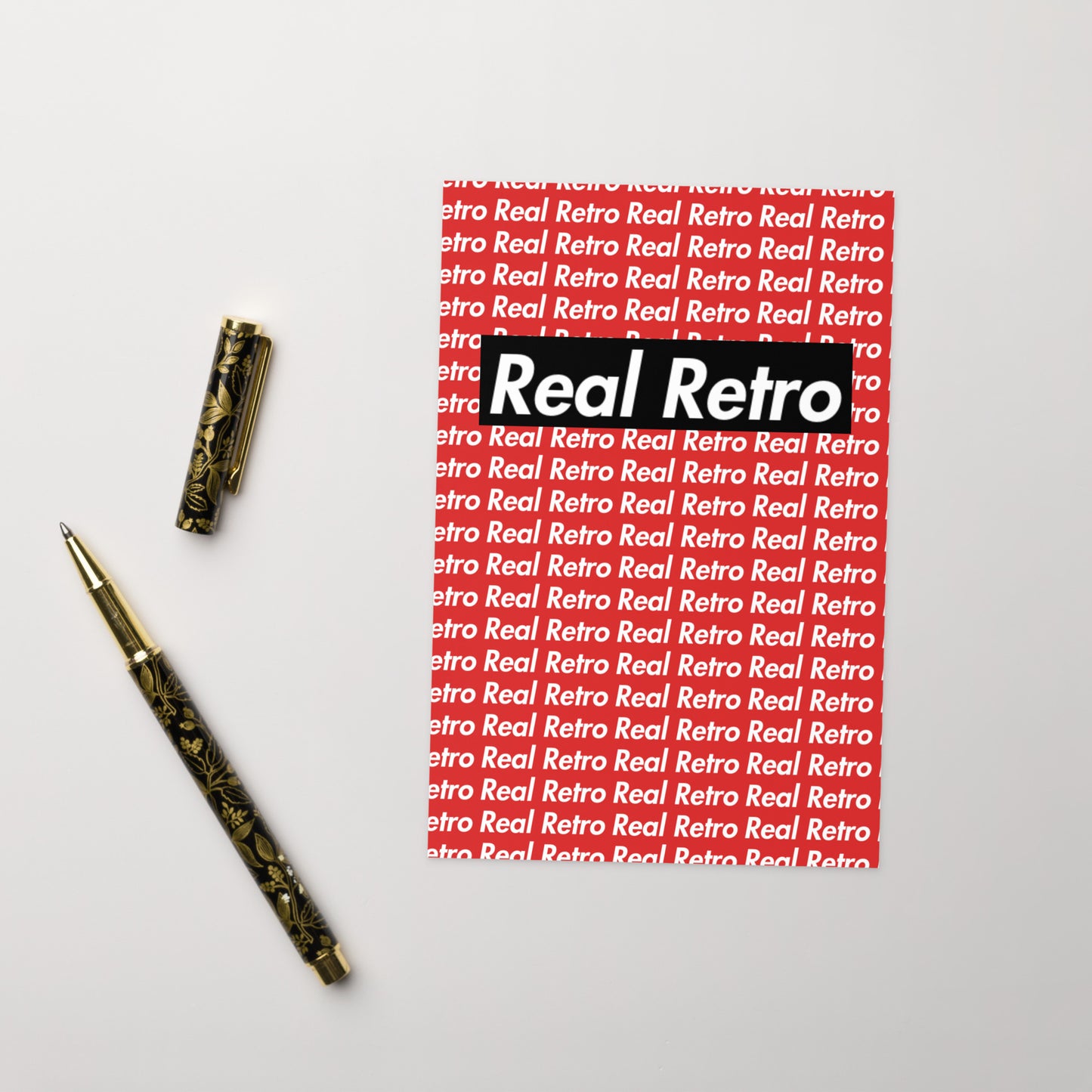 Real Retro Greeting card