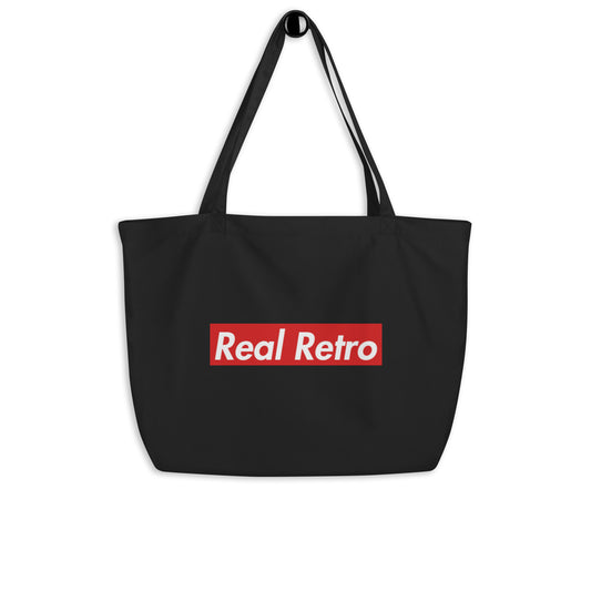 Real Retro Eco Large organic tote bag