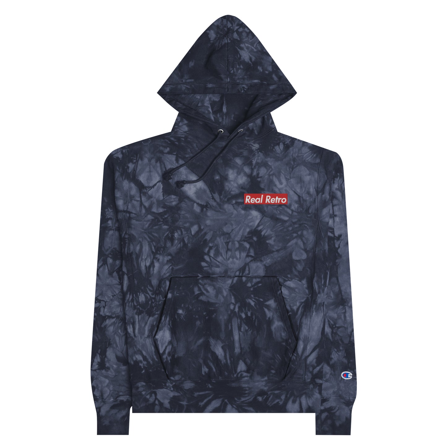 Real Retro Unisex Champion tie-dye hoodie